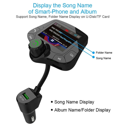 G24 Car Bluetooth MP3 Player with Wireless FM Transmitter - Bluetooth Car Kits by buy2fix | Online Shopping UK | buy2fix