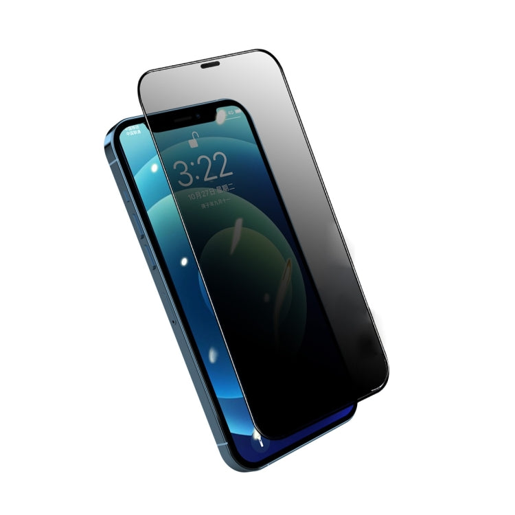For iPhone 12 mini ENKAY Quick Stick Anti-peeping Tempered Glass Film - iPhone 12 mini Tempered Glass by ENKAY | Online Shopping UK | buy2fix