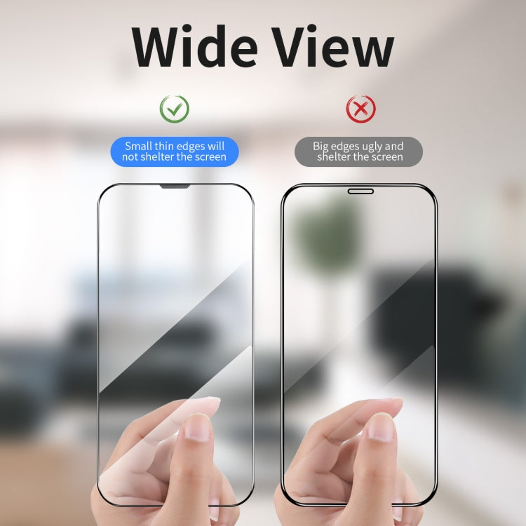 For iPhone 12 mini ENKAY Quick Stick Anti-peeping Tempered Glass Film - iPhone 12 mini Tempered Glass by ENKAY | Online Shopping UK | buy2fix