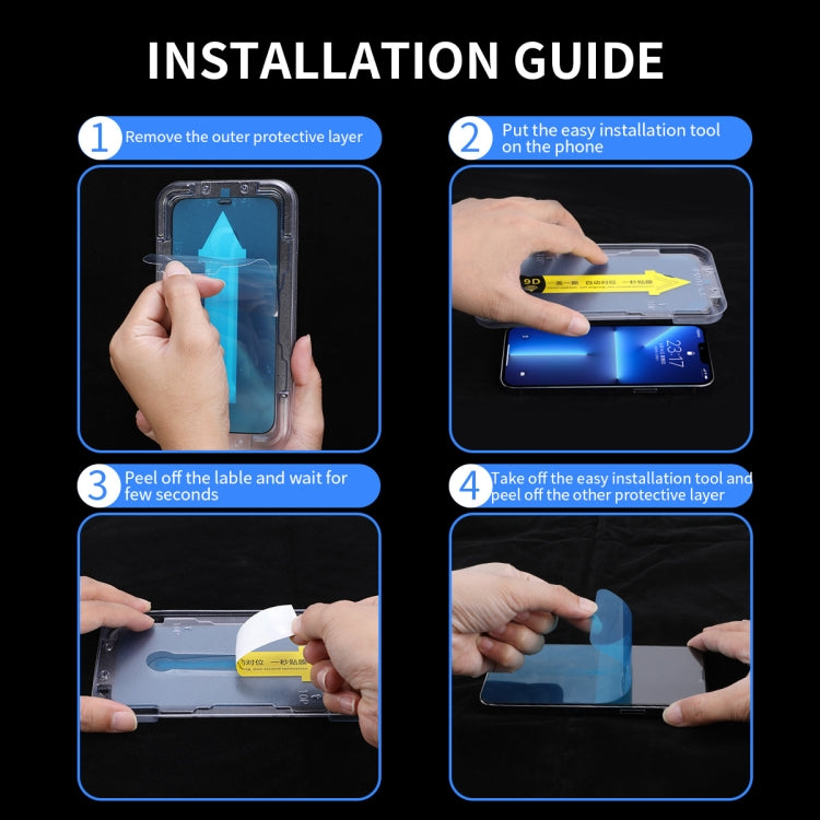 For iPhone 12 mini ENKAY Quick Stick Anti-peeping Tempered Glass Film - iPhone 12 mini Tempered Glass by ENKAY | Online Shopping UK | buy2fix
