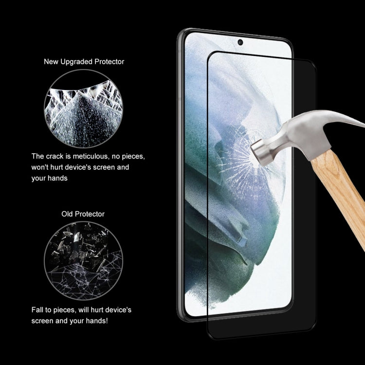 For Samsung Galaxy S22 5G 2pcs ENKAY Ultra-thin 0.2mm Full Glue Coverage Tempered Glass Protector - Galaxy S22 5G Tempered Glass by ENKAY | Online Shopping UK | buy2fix