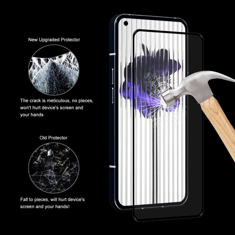 1 PCS For Nothing Phone 1 ENKAY Hat-Prince Full Glue 0.26mm 9H 2.5D Tempered Glass Full Film - Nothing Tempered Glass by ENKAY | Online Shopping UK | buy2fix