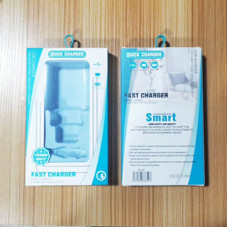 PD03 20W PD3.0 + QC3.0 USB Charger with Type-C to Type-C Data Cable, US Plug(Black) by buy2fix