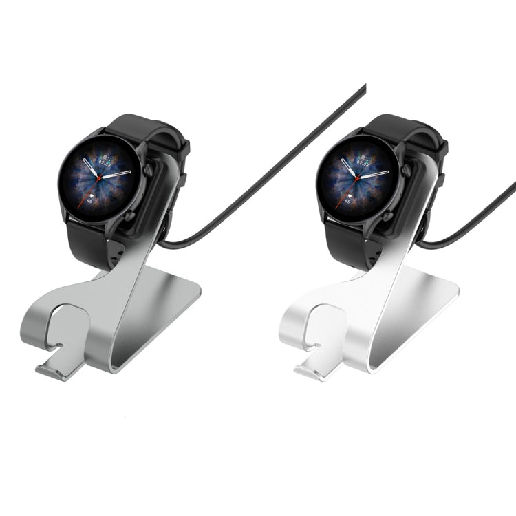 For Huami Amazfit GTS 3 / GTR 3 / GTR 3 Pro Fast Charging Magnetic Stand(Silver) - Charger by buy2fix | Online Shopping UK | buy2fix