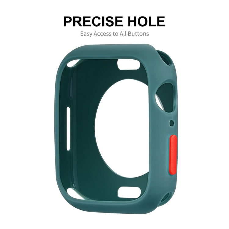 ENKAY TPU Case + Full Coverage PET Screen Protector For Apple Watch Series 8 / 7 41mm(Black) - Watch Cases by ENKAY | Online Shopping UK | buy2fix