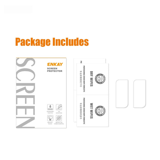 For Samsung Galaxy S22 / S22+ 2pcs ENKAY Tempered Glass Lens Film by ENKAY