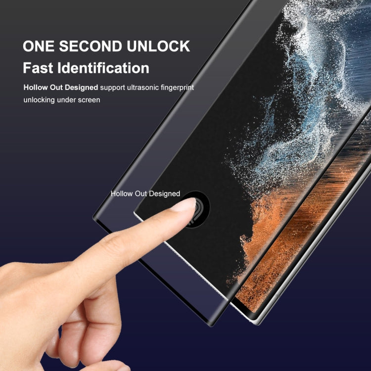 For Samsung Galaxy S22 Ultra 5pcs ENKAY 3D Curved Hot Bending Tempered Glass Full Film, Hole Unlock - Galaxy Tempered Glass by ENKAY | Online Shopping UK | buy2fix