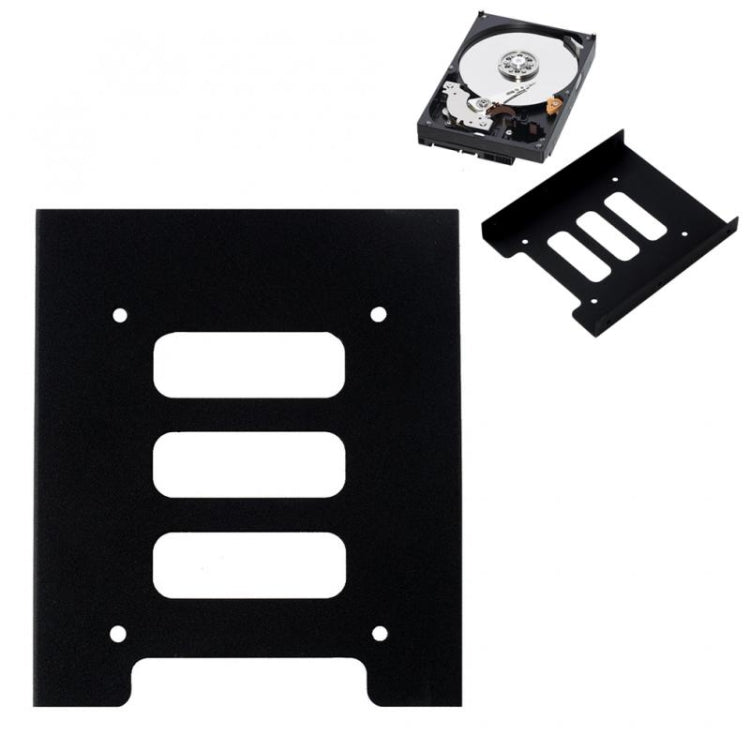 2.5 to 3.5 Inch Metal Mount Adapter HDD SSD Hard Drive Bracket by buy2fix