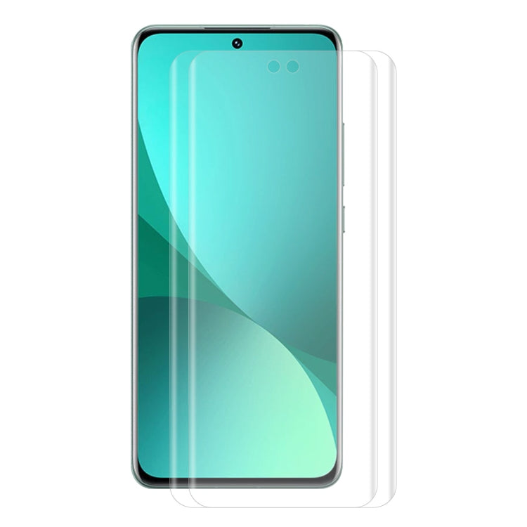 2 PCS For Xiaomi 12 Pro / 12S Pro ENKAY 3D Curved Edge PET Hot Bending Soft Full Film - by ENKAY | Online Shopping UK | buy2fix