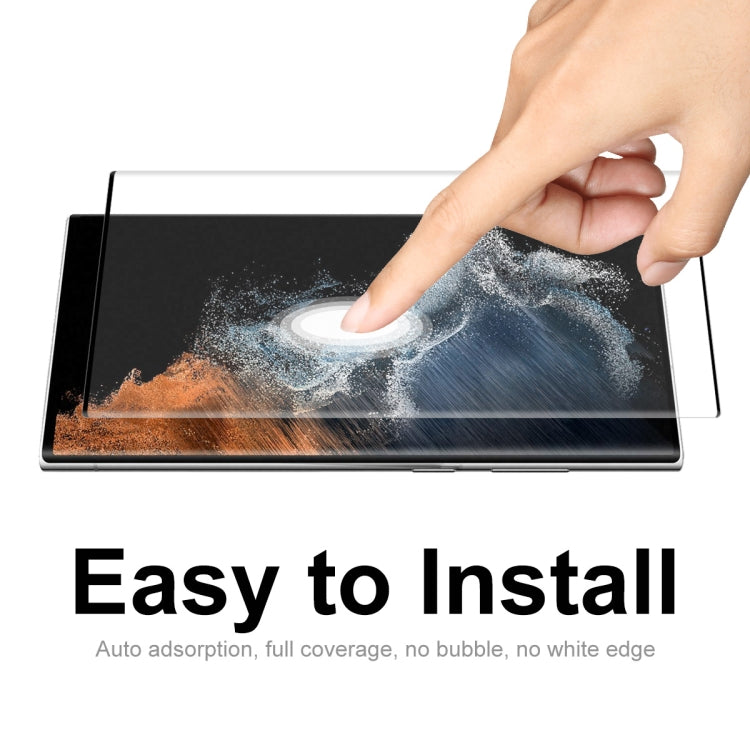 For Samsung Galaxy S22 Ultra 5pcs ENKAY 3D Hot Bending Explosion-proof Full Tempered Glass Film - Galaxy Tempered Glass by ENKAY | Online Shopping UK | buy2fix
