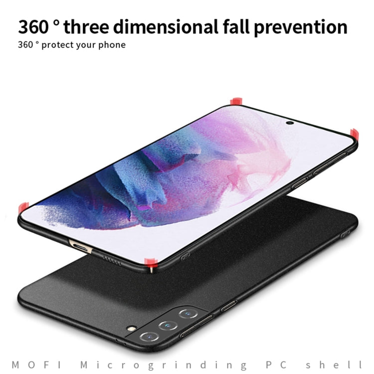 For Samsung Galaxy S21+ 5G MOFI Fandun Series Frosted Ultra-thin PC Hard Phone Case(Grey) - Galaxy S21+ 5G Cases by MOFI | Online Shopping UK | buy2fix