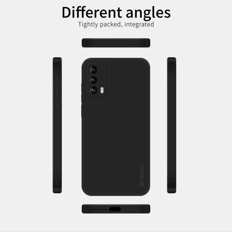For Meizu 18 / 18S PINWUYO Liquid Silicone TPU Phone Case(Blue) - More Brand by PINWUYO | Online Shopping UK | buy2fix