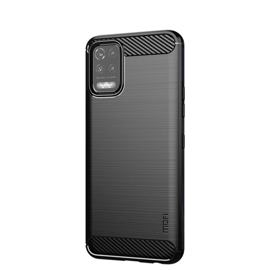 For LG K52 / K62 / K62+ / Q52 / Q62 MOFI Gentleness Brushed Carbon Fiber Soft TPU Case(Black) by MOFI