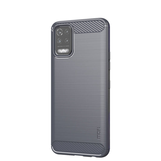 For LG K52 / K62 / K62+ / Q52 / Q62 MOFI Gentleness Brushed Carbon Fiber Soft TPU Case(Gray) by MOFI