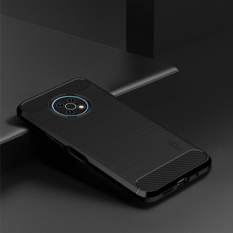 For Nokia G50 MOFI Gentleness Brushed Carbon Fiber Soft TPU Case(Black) - Nokia Cases by MOFI | Online Shopping UK | buy2fix