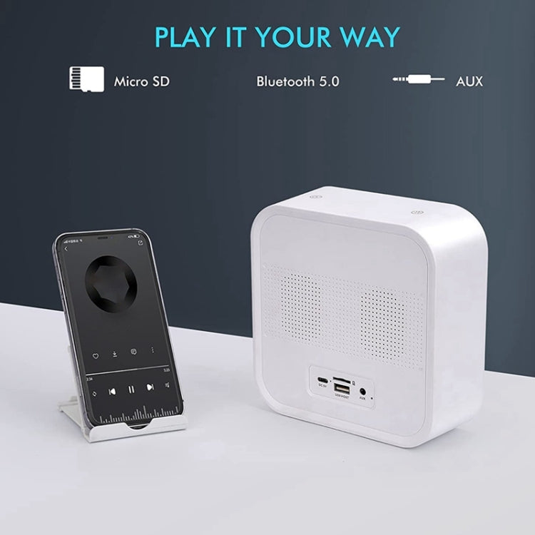 P10 LED Atmosphere Light Bluetooth Speaker with Alarm Thermometer Function - Desktop Speaker by buy2fix | Online Shopping UK | buy2fix