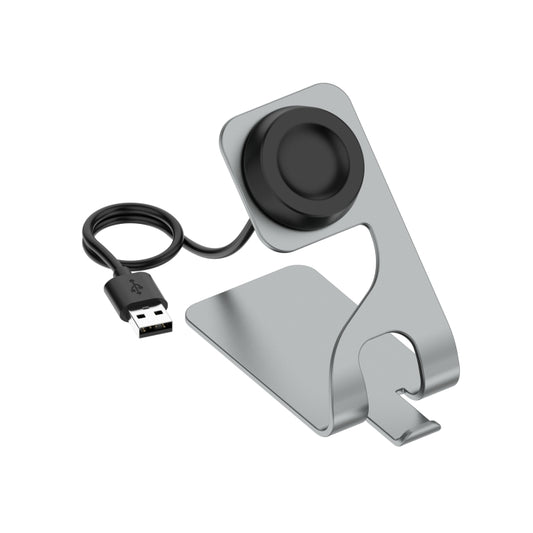 For Huawei Watch GT2 Pro ECG Rotatable Magnetic Metal Charging Base(Gray) by buy2fix