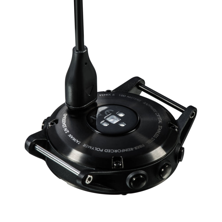 For Garmin Fenix 7 Charger with Data Transmission Function(Black) - Charger by buy2fix | Online Shopping UK | buy2fix