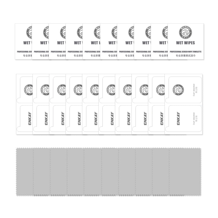 For Samsung Galaxy S22+ 5G 10pcs ENKAY 0.2mm Tempered Glass Film, Support Fingerprint Unlock - Galaxy Tempered Glass by ENKAY | Online Shopping UK | buy2fix
