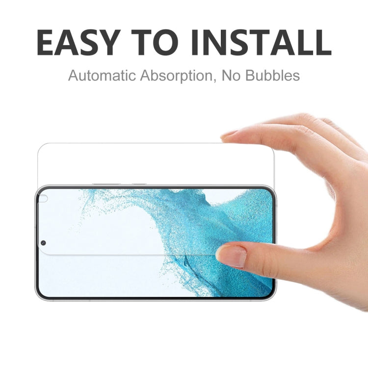 For Samsung Galaxy S22+ 5G 10pcs ENKAY 0.2mm Tempered Glass Film, Support Fingerprint Unlock - Galaxy Tempered Glass by ENKAY | Online Shopping UK | buy2fix