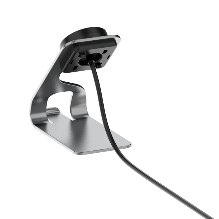 For Garmin Fenix 7X Smart Watch Metal Charger Stand(Gray) - Charger by buy2fix | Online Shopping UK | buy2fix