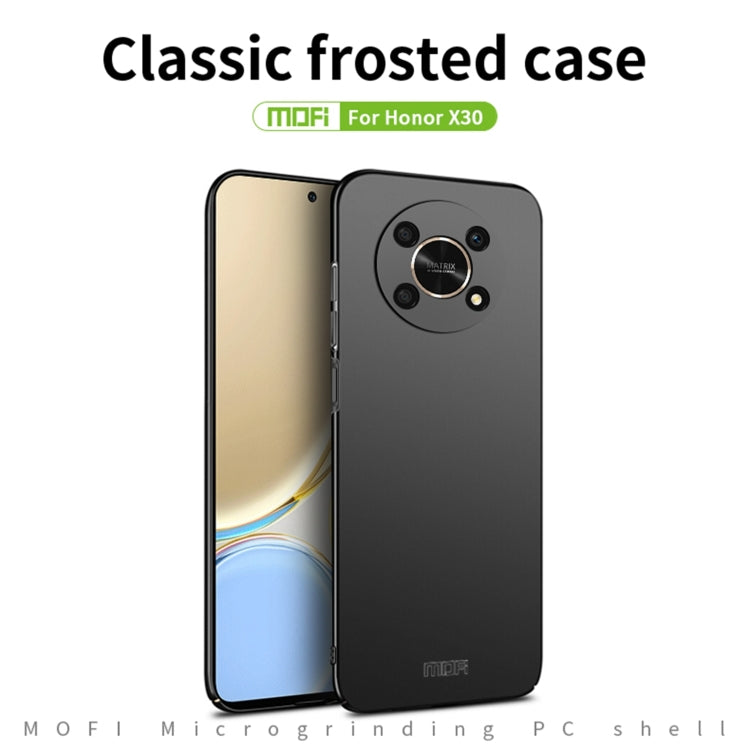 For Honor X30 5G MOFI Frosted PC Ultra-thin Hard Case(Black) - Honor Cases by MOFI | Online Shopping UK | buy2fix