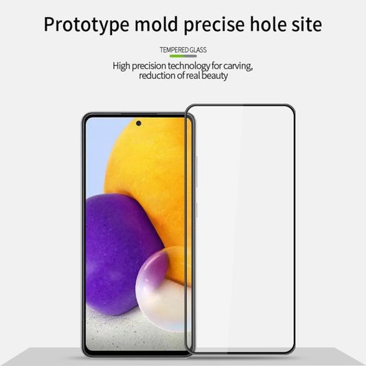 For Samsung Galaxy A73 5G PINWUYO 9H 3D Explosion-proof Tempered Glass Full Film(Black) by PINWUYO