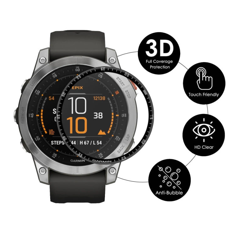 1 PC ENKAY 3D Full Coverage Soft PC Edge + PMMA HD Screen Protector Film For Garmin Epix - Screen Protector by ENKAY | Online Shopping UK | buy2fix