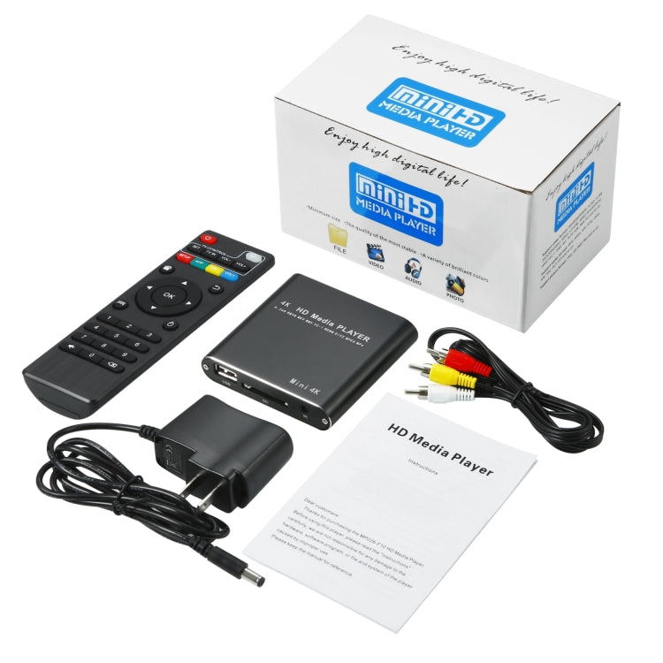 X9 HD Multimedia Player 4K Video Loop USB External Media Player AD Player(EU Plug) - Consumer Electronics by buy2fix | Online Shopping UK | buy2fix