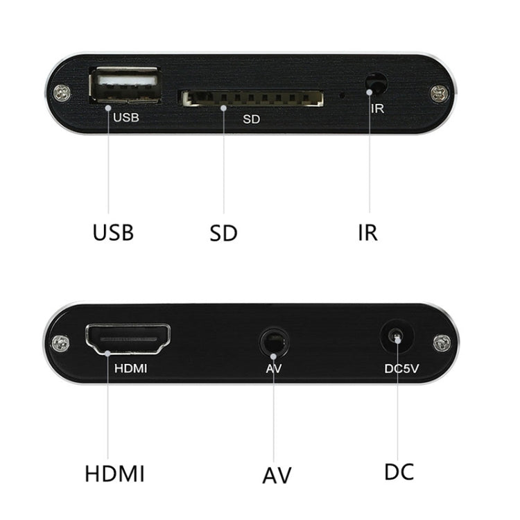 X9 HD Multimedia Player 4K Video Loop USB External Media Player AD Player(EU Plug) - Consumer Electronics by buy2fix | Online Shopping UK | buy2fix