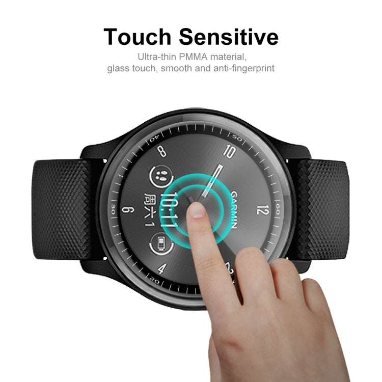 2 PCS ENKAY 3D Full Coverage Soft PC Edge + PMMA HD Screen Protector Film For GarminMove Sport - Screen Protector by ENKAY | Online Shopping UK | buy2fix