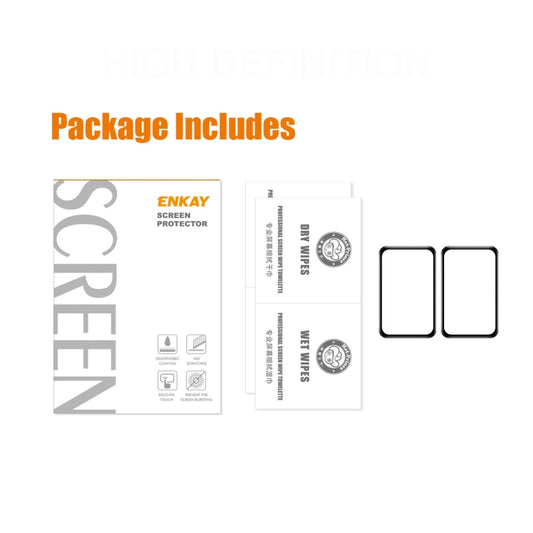 2 PCS ENKAY 3D Full Coverage Soft PC Edge + PMMA HD Screen Protector Film For Huawei Watch Fit by ENKAY