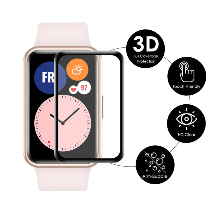 2 PCS ENKAY 3D Full Coverage Soft PC Edge + PMMA HD Screen Protector Film For Huawei Watch Fit mini - Screen Protector by ENKAY | Online Shopping UK | buy2fix