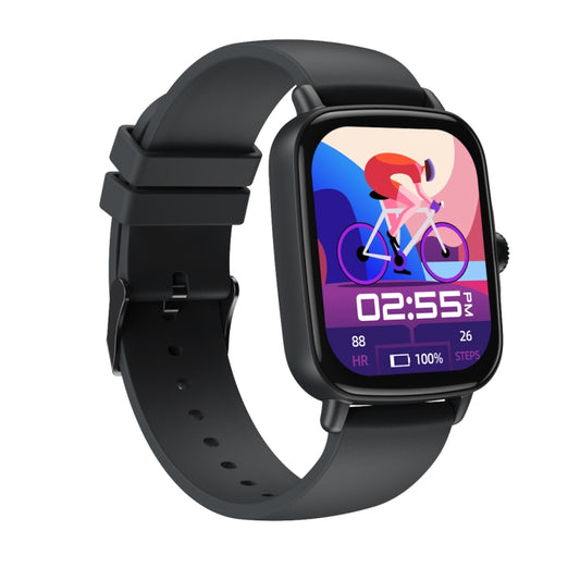 AW18 1.69inch Color Screen Smart Watch, Support Bluetooth Call / Heart Rate Monitoring(Black) by buy2fix