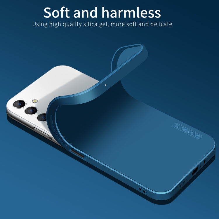 For Samsung Galaxy A13 5G PINWUYO Sense Series Liquid Silicone TPU Phone Case(Blue) - Galaxy Phone Cases by PINWUYO | Online Shopping UK | buy2fix