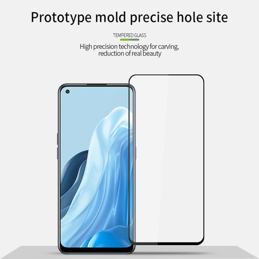 For OPPO Find X5 Lite / Reno7 5G PINWUYO 9H 2.5D Full Screen Tempered Glass Film(Black) by PINWUYO