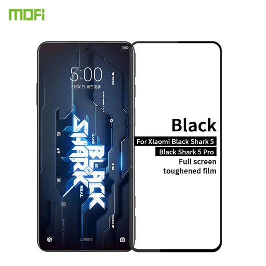 For Xiaomi Black Shark 5 / 5 Pro MOFI 9H 2.5D Full Screen Tempered Glass Film(Black) by MOFI