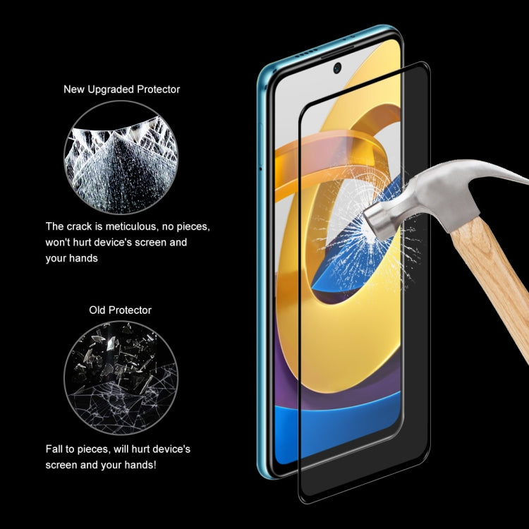 1 PCS For Xiaomi Poco M4 Pro 5G ENKAY Full Glue 0.26mm 9H 2.5D Tempered Glass Full Film - by ENKAY | Online Shopping UK | buy2fix