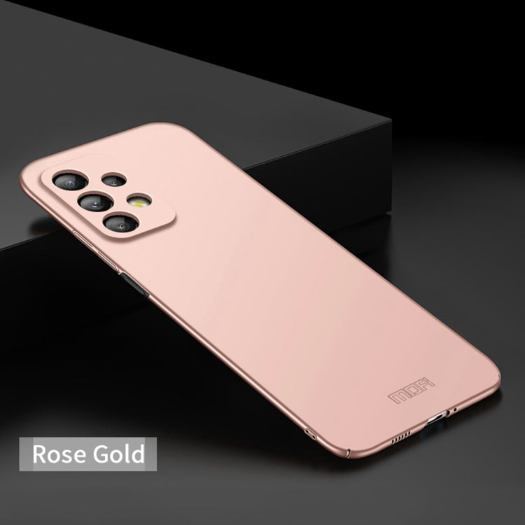 For Samsung Galaxy A33 5G MOFI Frosted PC Ultra-thin Hard Phone Case(Rose gold) - Galaxy Phone Cases by MOFI | Online Shopping UK | buy2fix