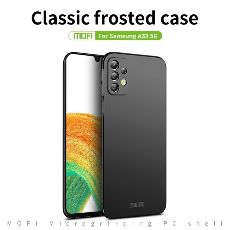 For Samsung Galaxy A33 5G MOFI Frosted PC Ultra-thin Hard Phone Case(Rose gold) - Galaxy Phone Cases by MOFI | Online Shopping UK | buy2fix