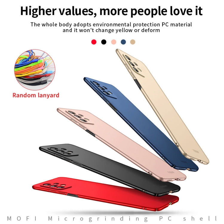 For Samsung Galaxy A33 5G MOFI Frosted PC Ultra-thin Hard Phone Case(Rose gold) - Galaxy Phone Cases by MOFI | Online Shopping UK | buy2fix
