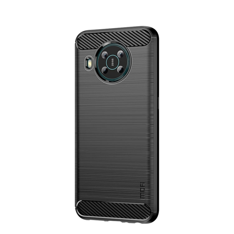 For Nokia X100 MOFI Gentleness Series Brushed Texture Carbon Fiber TPU Phone Case(Black) - Nokia Cases by MOFI | Online Shopping UK | buy2fix