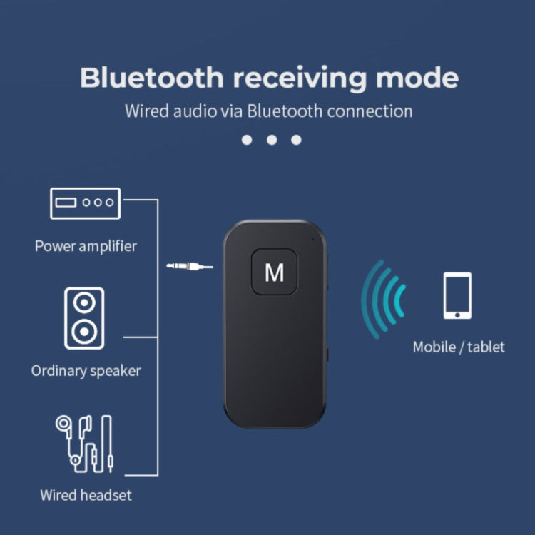 BT03 2 in 1 Bluetooth 5.1 Audio Receiver & Transmitter Car Hands-free Calls - Audio Receiver Transmitter by buy2fix | Online Shopping UK | buy2fix