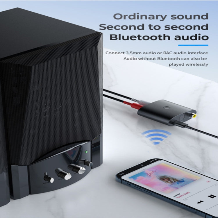 BT-B36 Bluetooth 5.1 Audio Receiver TV Fiber Coaxial Digital to Analog Converter - Audio Receiver Transmitter by buy2fix | Online Shopping UK | buy2fix