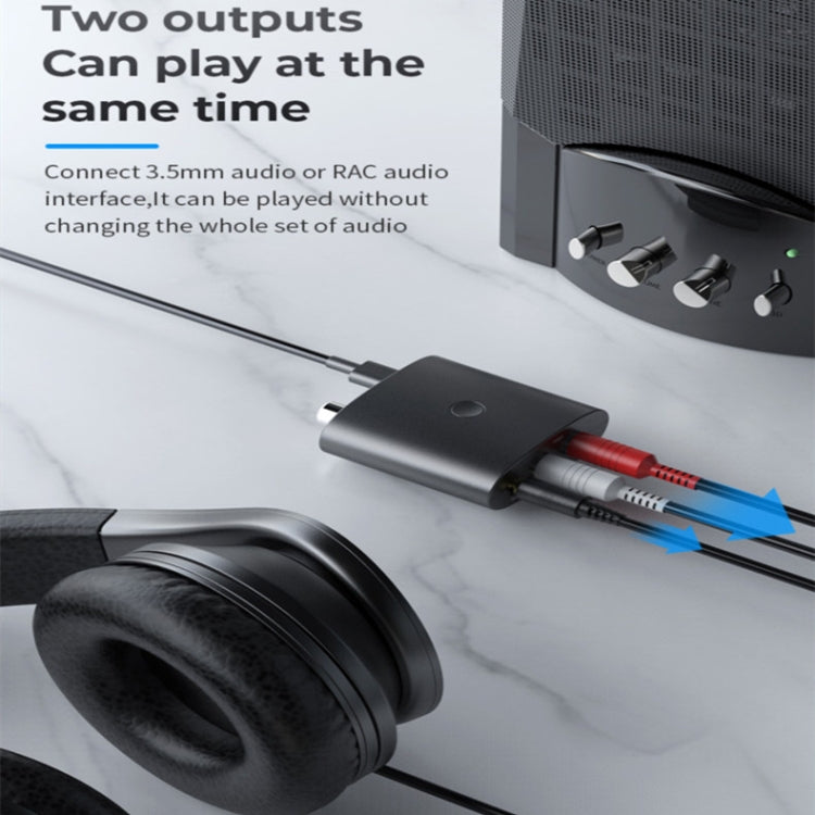 BT-B36 Bluetooth 5.1 Audio Receiver TV Fiber Coaxial Digital to Analog Converter - Audio Receiver Transmitter by buy2fix | Online Shopping UK | buy2fix
