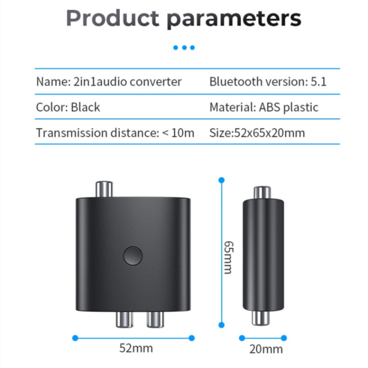 BT-B36 Bluetooth 5.1 Audio Receiver TV Fiber Coaxial Digital to Analog Converter - Audio Receiver Transmitter by buy2fix | Online Shopping UK | buy2fix