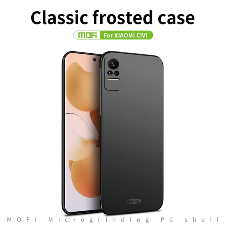 For Xiaomi Civi MOFI Frosted PC Ultra-thin Hard Case(Red) - Xiaomi Cases by MOFI | Online Shopping UK | buy2fix