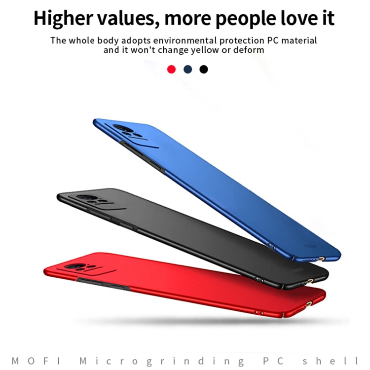 For Xiaomi Civi MOFI Frosted PC Ultra-thin Hard Case(Red) - Xiaomi Cases by MOFI | Online Shopping UK | buy2fix