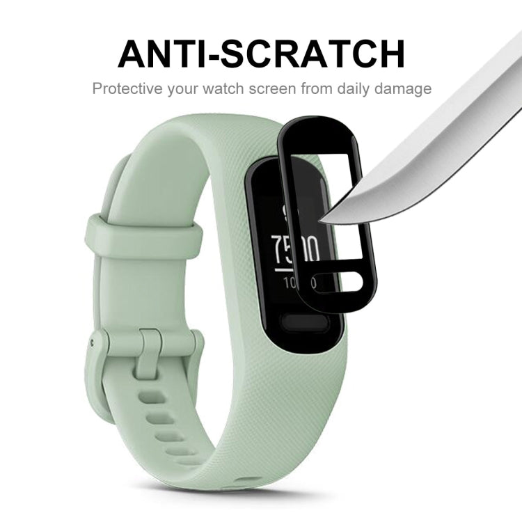 10 PCS For Garmin Smart 5 ENKAY 3D Full Coverage Soft PC Edge + PMMA HD Screen Watch Film by ENKAY