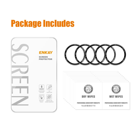 5 PCS For Garmin Tactix 7 / 7 Pro ENKAY 3D Full Coverage Soft PC Edge + PMMA HD Screen Watch Film by ENKAY